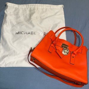 Orange Michael Kors Bag